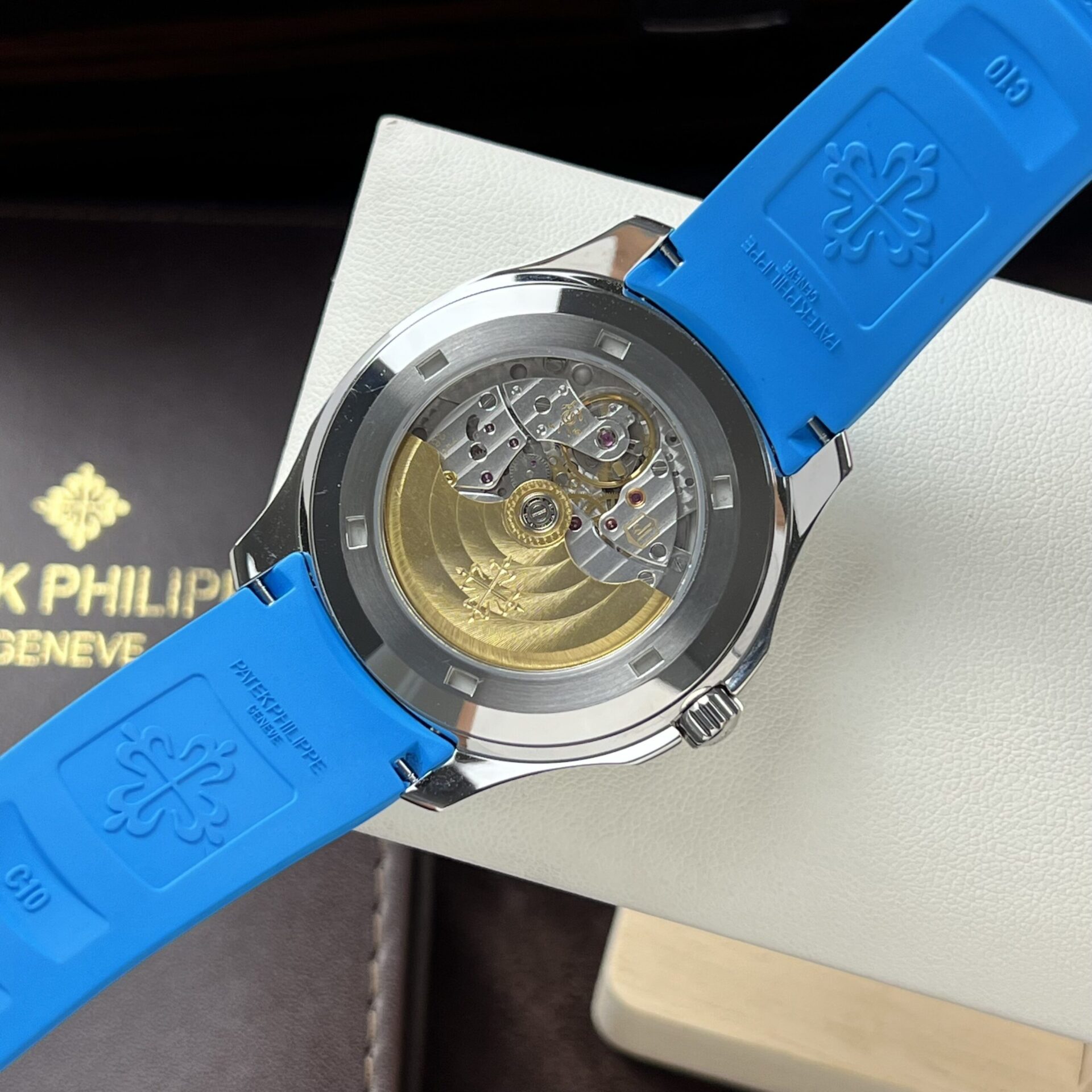 Patek Philippe Replica Watches 5167A Blue Rubber Strap 3K Factory 40mm - Soul Replicas