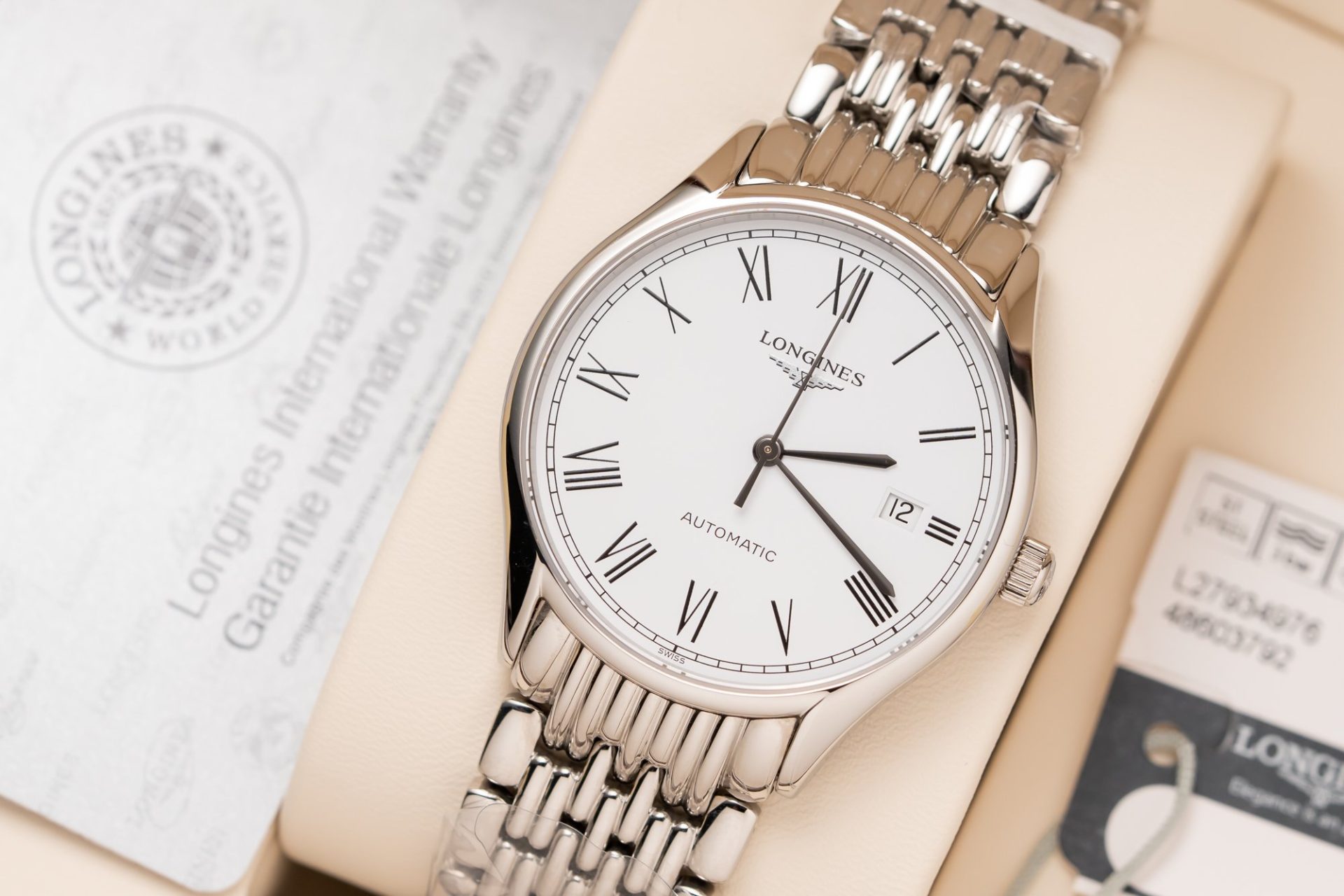 Longines Best Replica Watch Lyre Replica Cao Cấp L4.961.4.11.6 Dial White 40mm - Soul Replicas