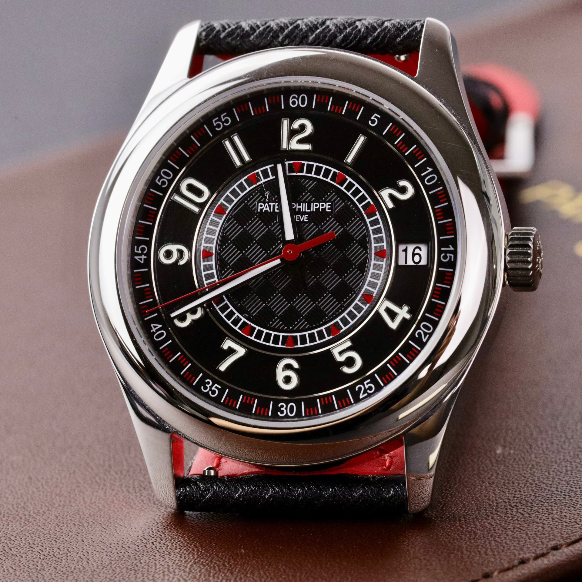 Patek Philippe Replica Watch Calatrava 6007G Leather Strap 40mm - Soul Replicas