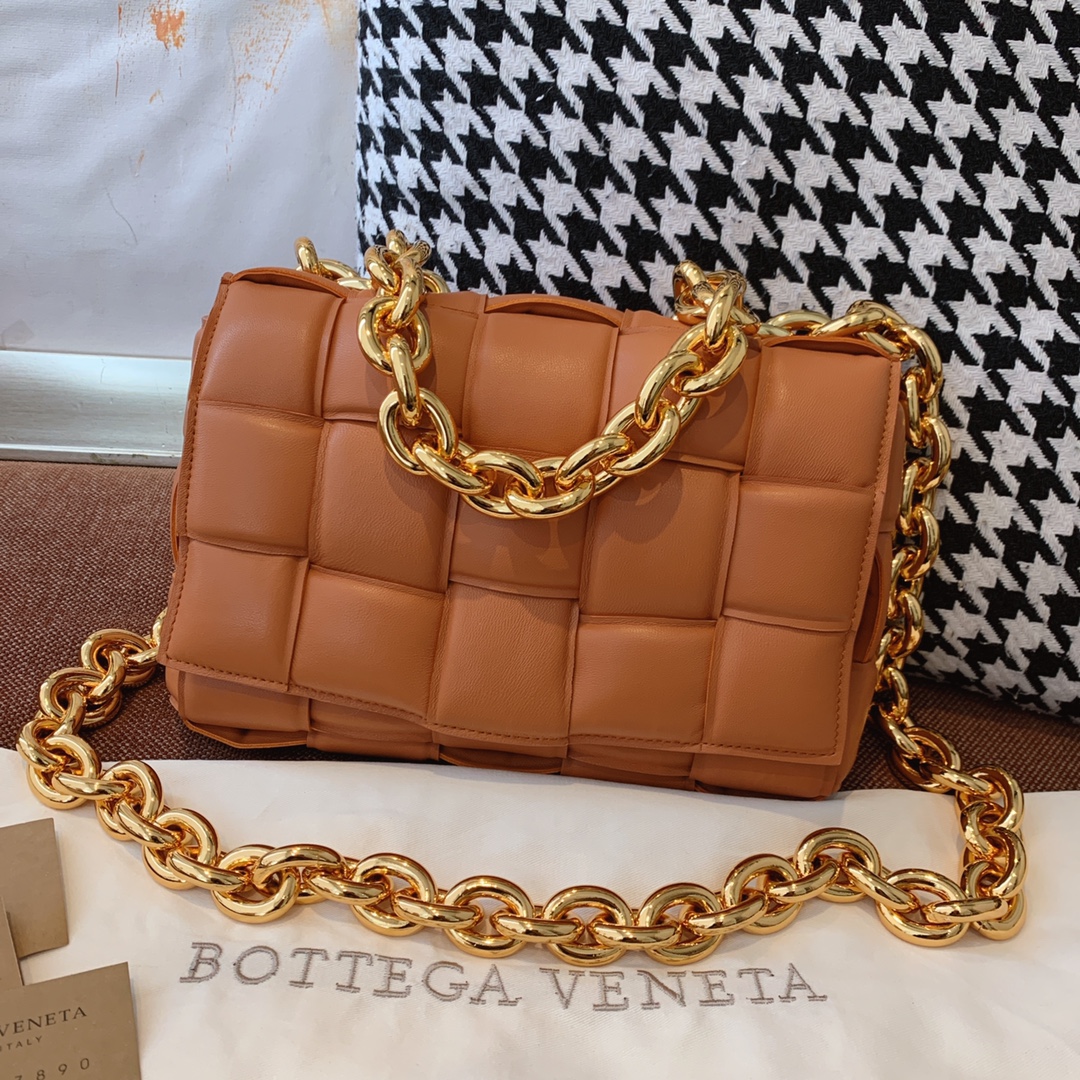 Bottega Veneta Chain Cassette Brown. For Women. Women's Bags 10.2in/26cm - Soul Replicas