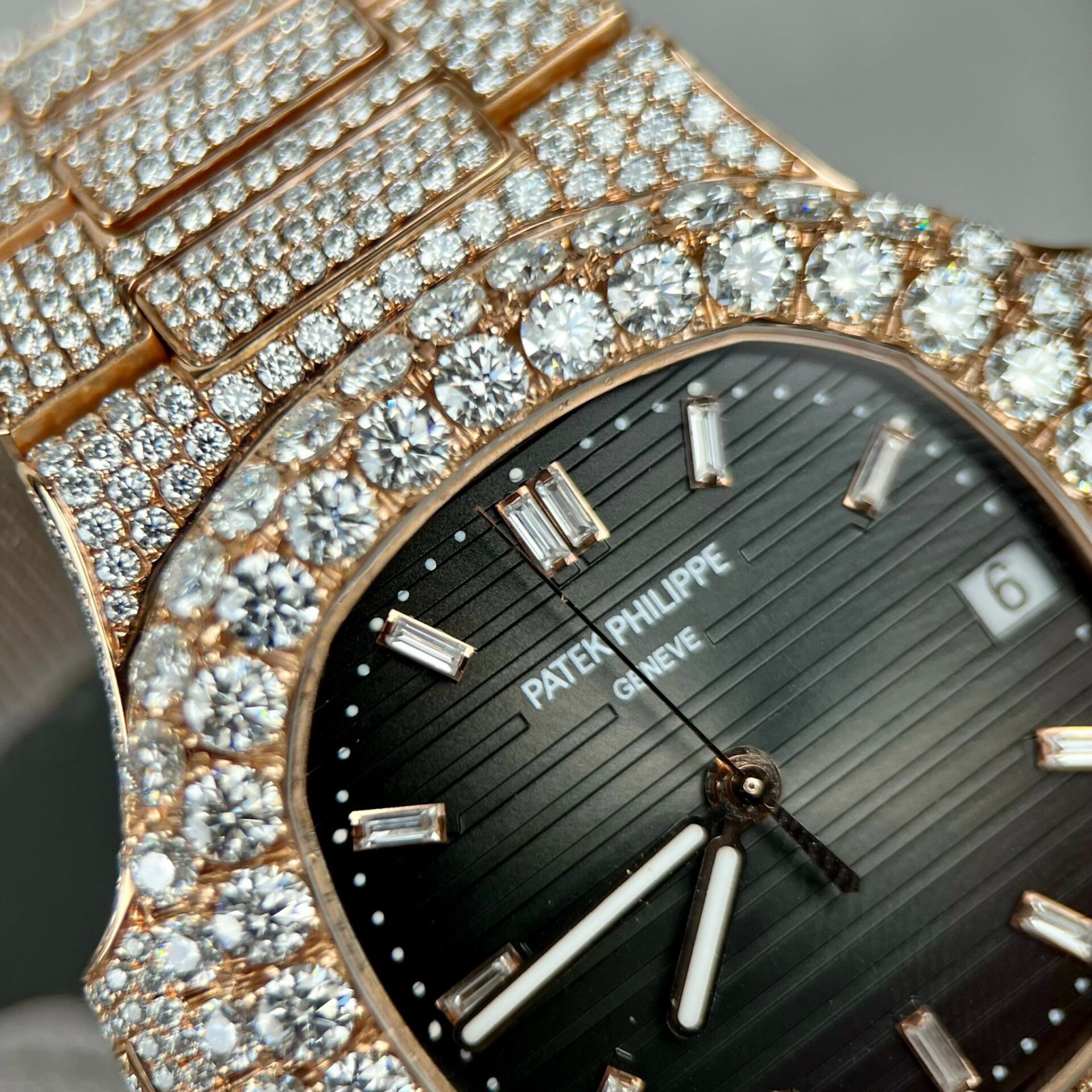 Patek Philippe 5711 Replica Watch With Moissanite Diamond Refined 3K 40mm - Soul Replicas