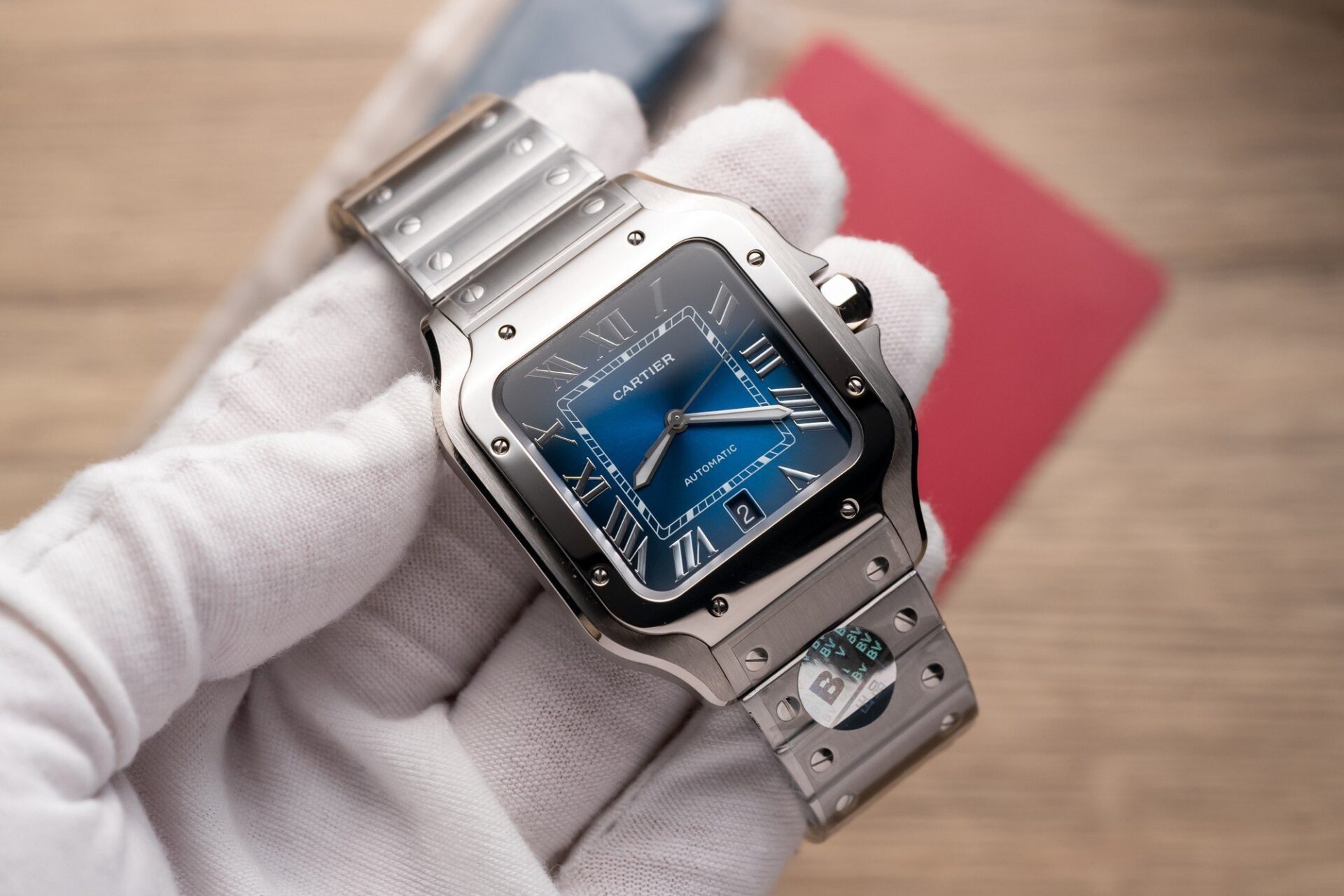 Cartier Santos De Cartier WSSA0013 Replica Wath Blue Dial BV Factory 39.8mm - Soul Replicas