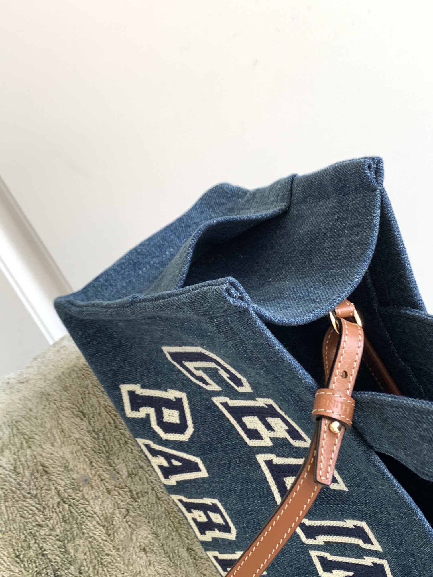 Celine Small Denim Tote For Women 11.4in/29cm - Soul Replicas