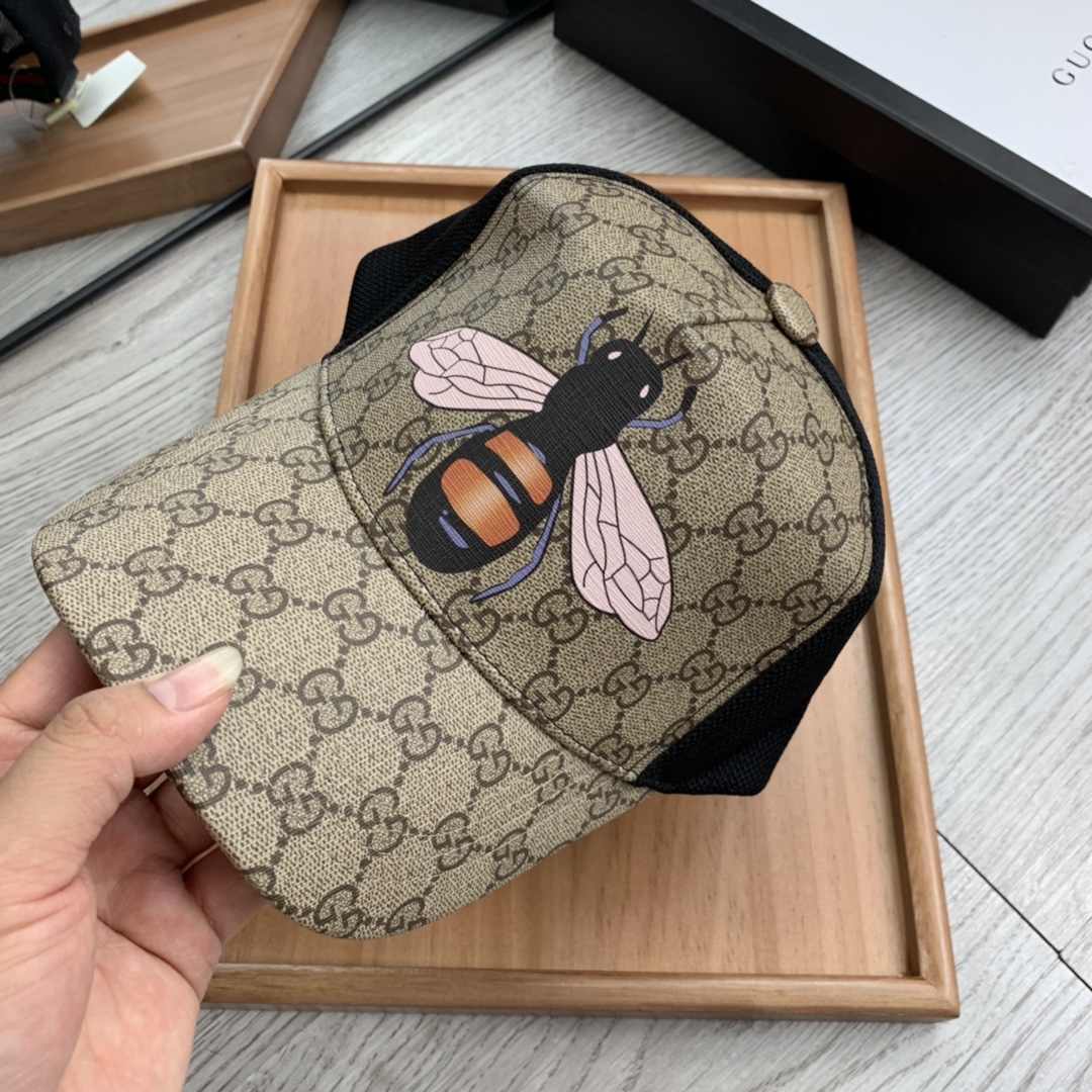 Gucci Canvas Baseball Cap Beige - Soul Replicas