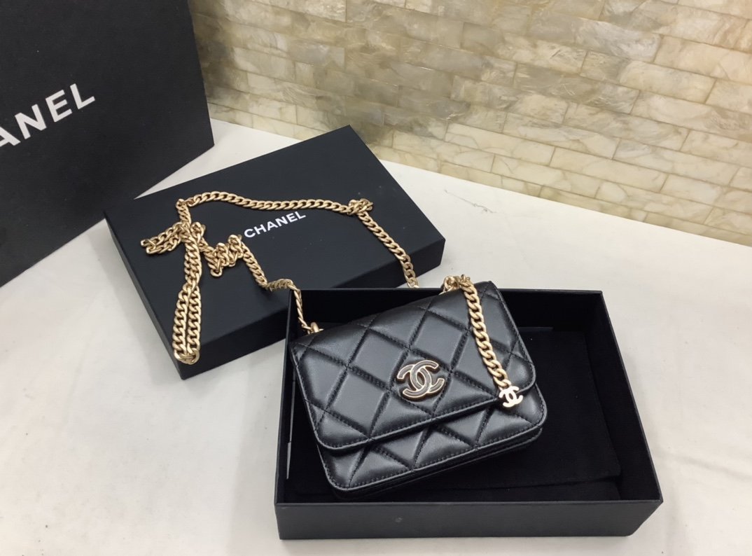 ChanelSpring And Summer 22C Black For Women. Women-s Bags 6.1in/15.5cm - Soul Replicas