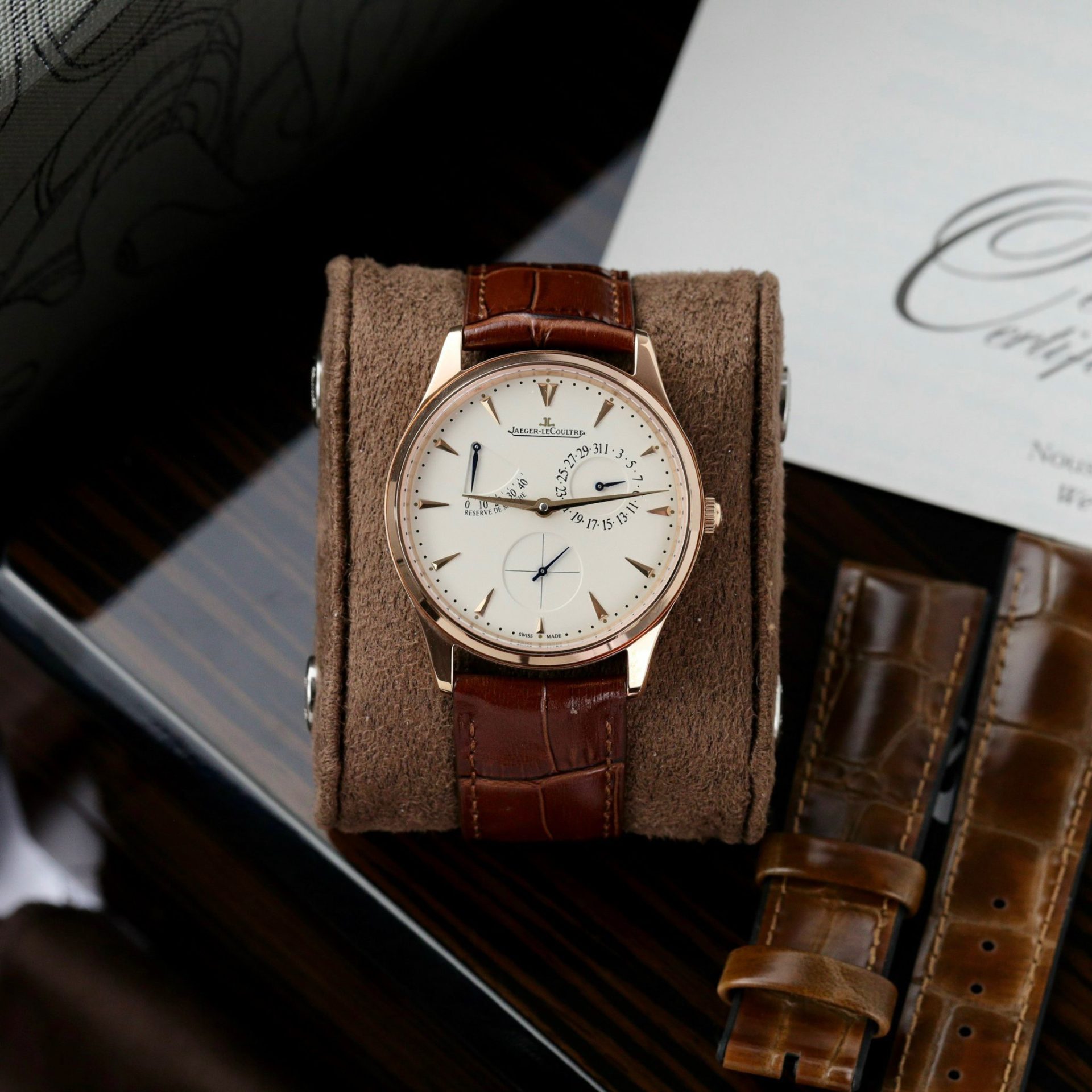Jaeger Lecoultre Replica Watch Master Ultra Thin Rose Gold ZF Factory 39mm - Soul Replicas