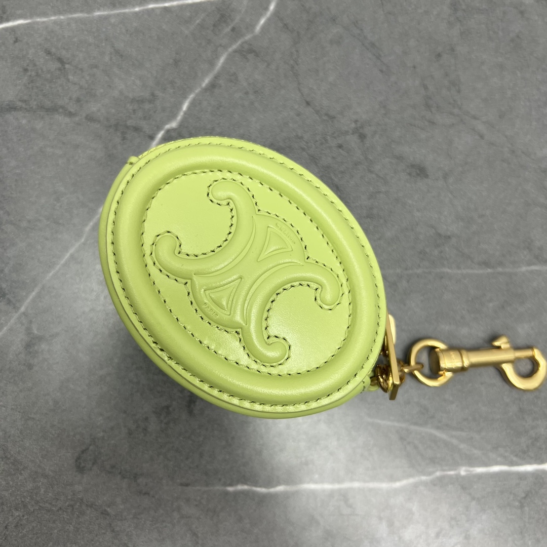 Celine Pulse Cuir Triopee With Hooks - Soft Green For Women 3in/8cm  - Soul Replicas