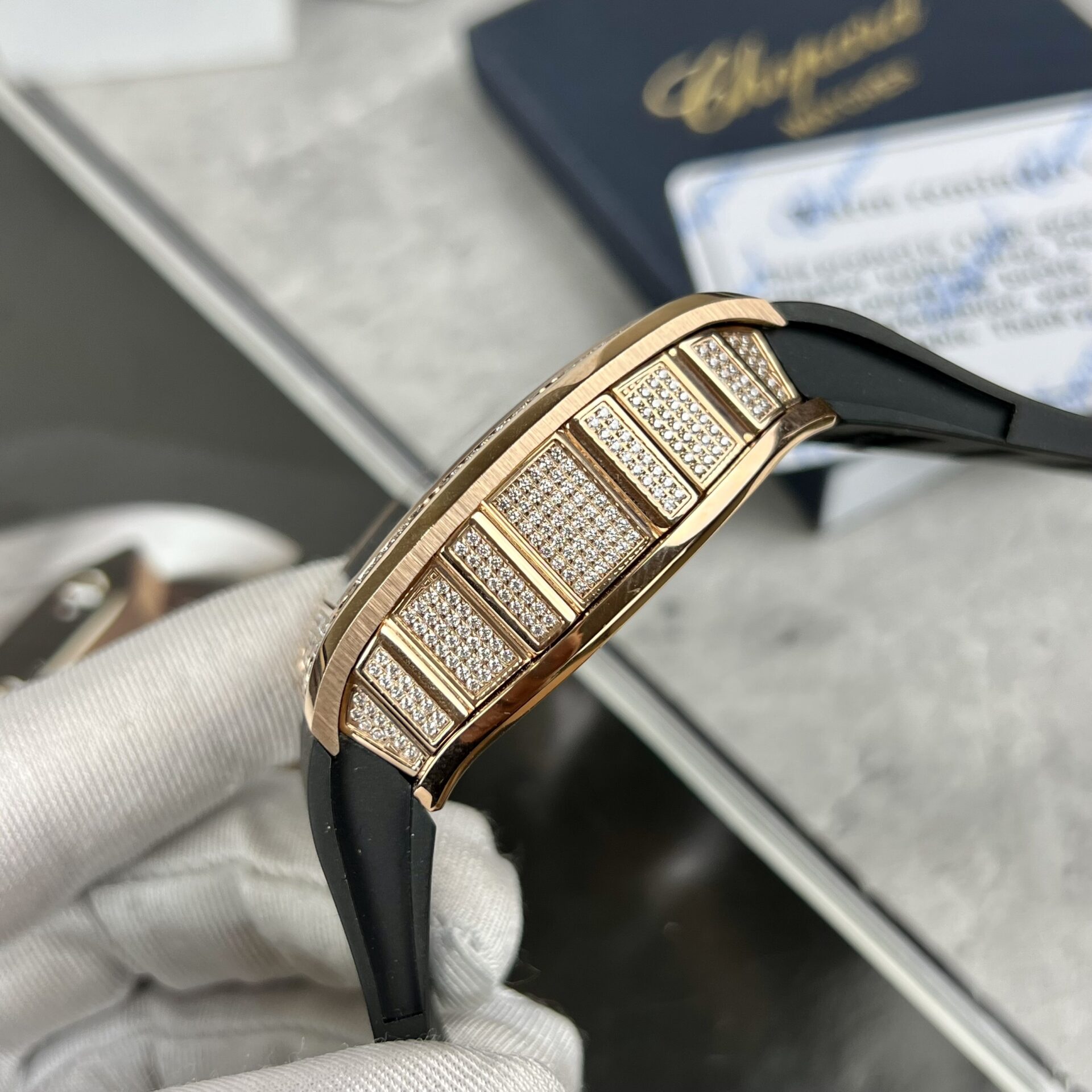 Richard Mille RM057 Jackie Chan Replica Watch With Full Diamonds 44mm - Soul Replicas