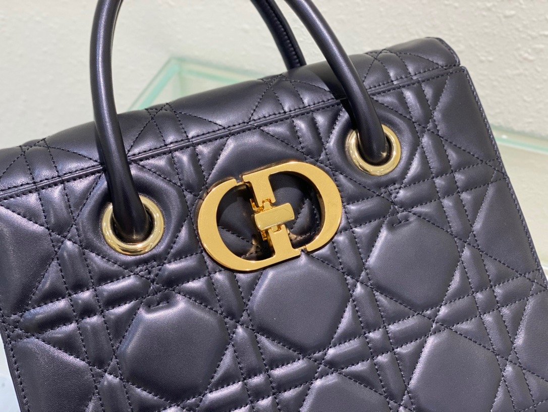 Christian Dior Micro 30 Montaigne Bag Black. For Women. Women's Handbags 15cm/6in CD S2110UMOS_M900 - Soul Replicas