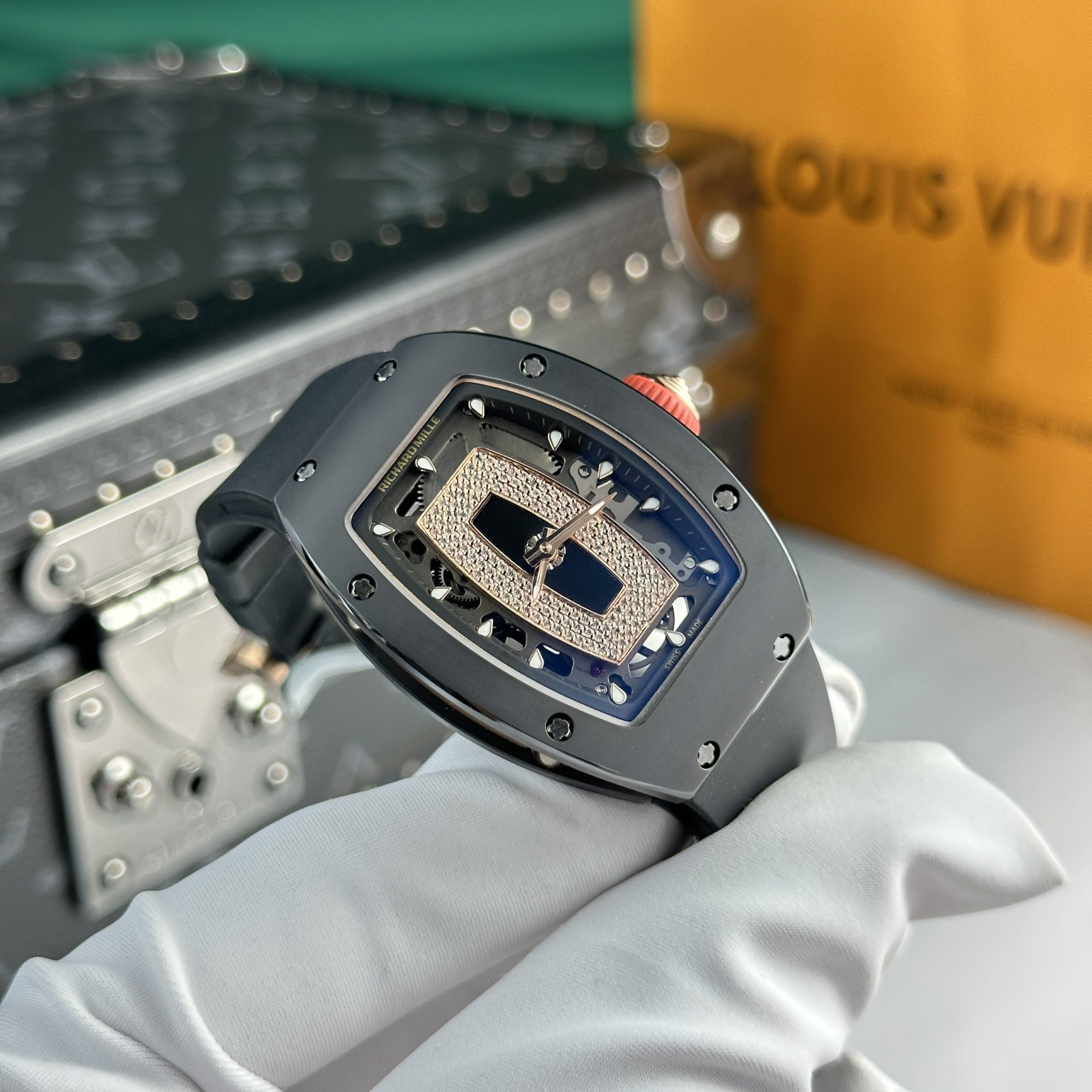 Richard Mille Best Replica Watch RM07 Black Ceramic 36mm - Soul Replicas