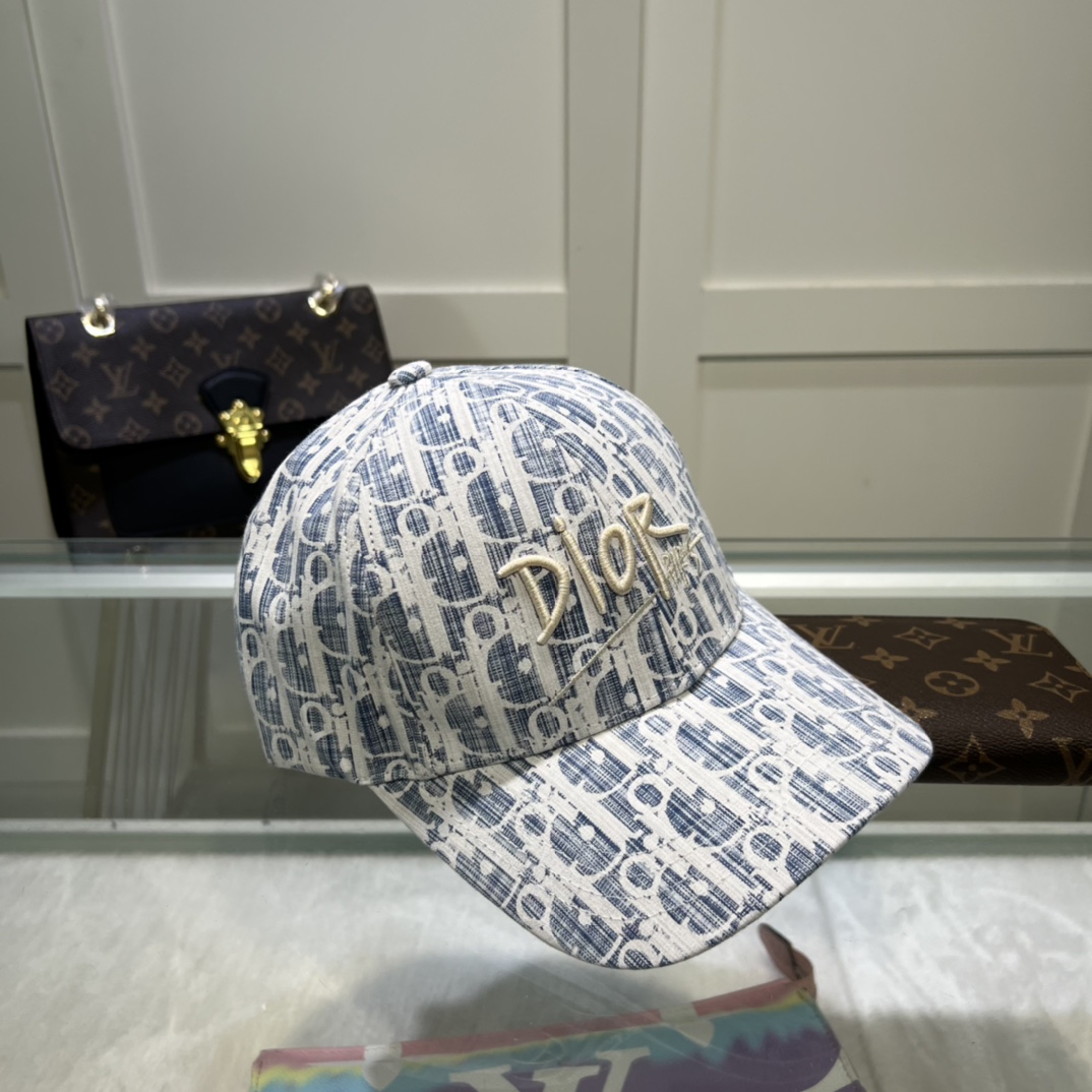 Christian Dior Jack Dior Baseball Cap Multicolor Cap - Soul Replicas