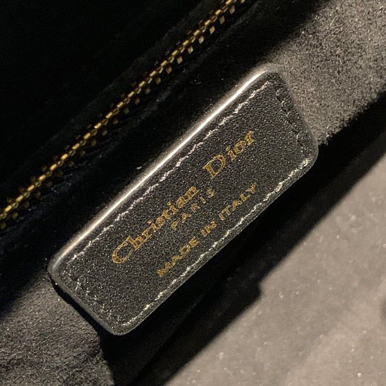 Christian Dior Medium Lady Dior Bag Gold Toned Hardware Embroidered Black 24cm/9in CD - Soul Replicas