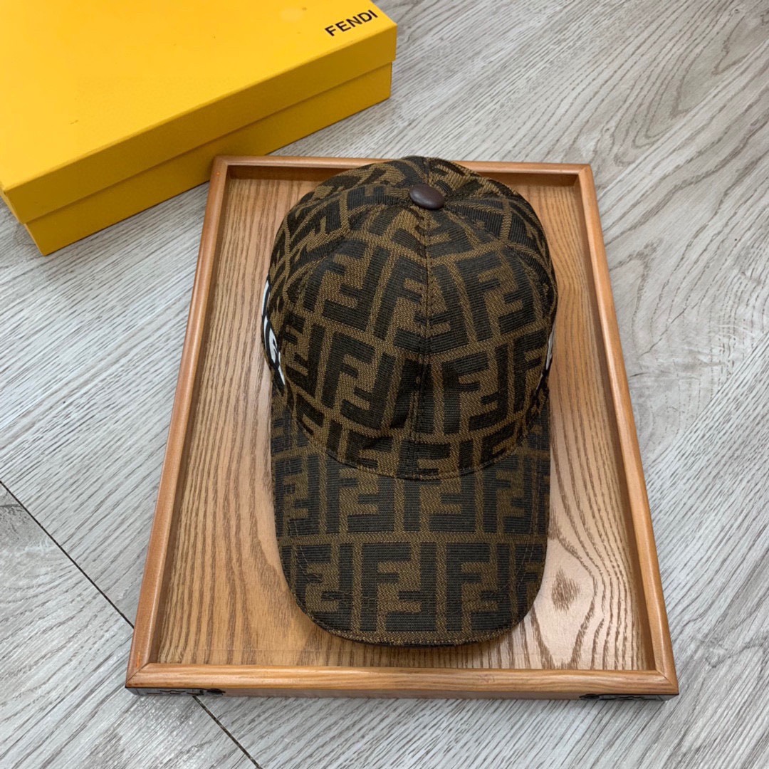 Fendi Baseball Cap Brown Fendi Cap - Soul Replicas
