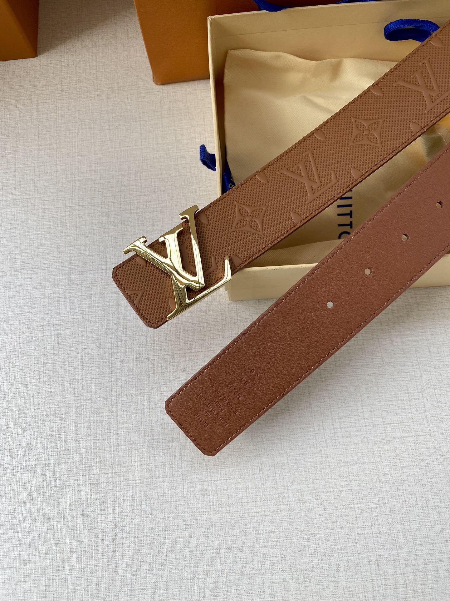 Louis Vuitton Iconic Reversible LV Belt Brown LV Women Belt - Soul Replicas