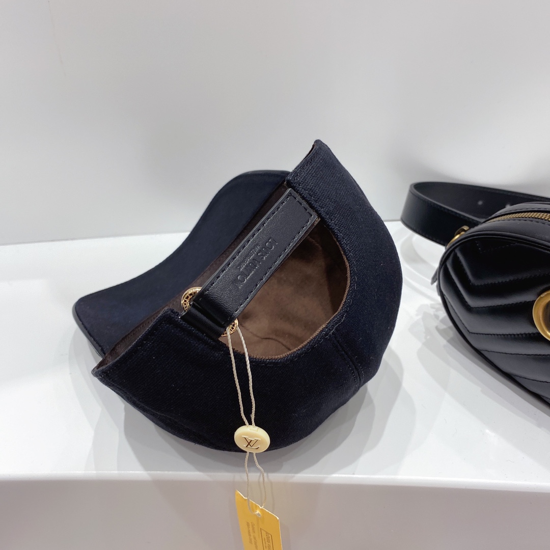 Louis Vuitton Be My Cap Black LV Cap - Soul Replicas