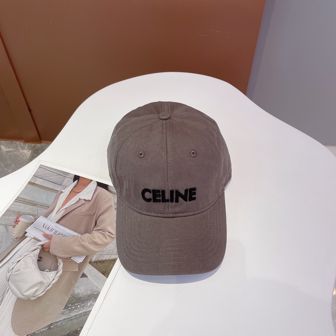 Celine Baseball Cap Grey Celine Cap  - Soul Replicas