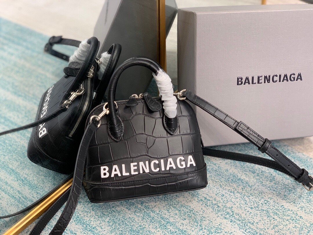 Balenciaga Ville Mini Handbag In Black. For Women. Women-s Bags 4.7in/12cm - Soul Replicas