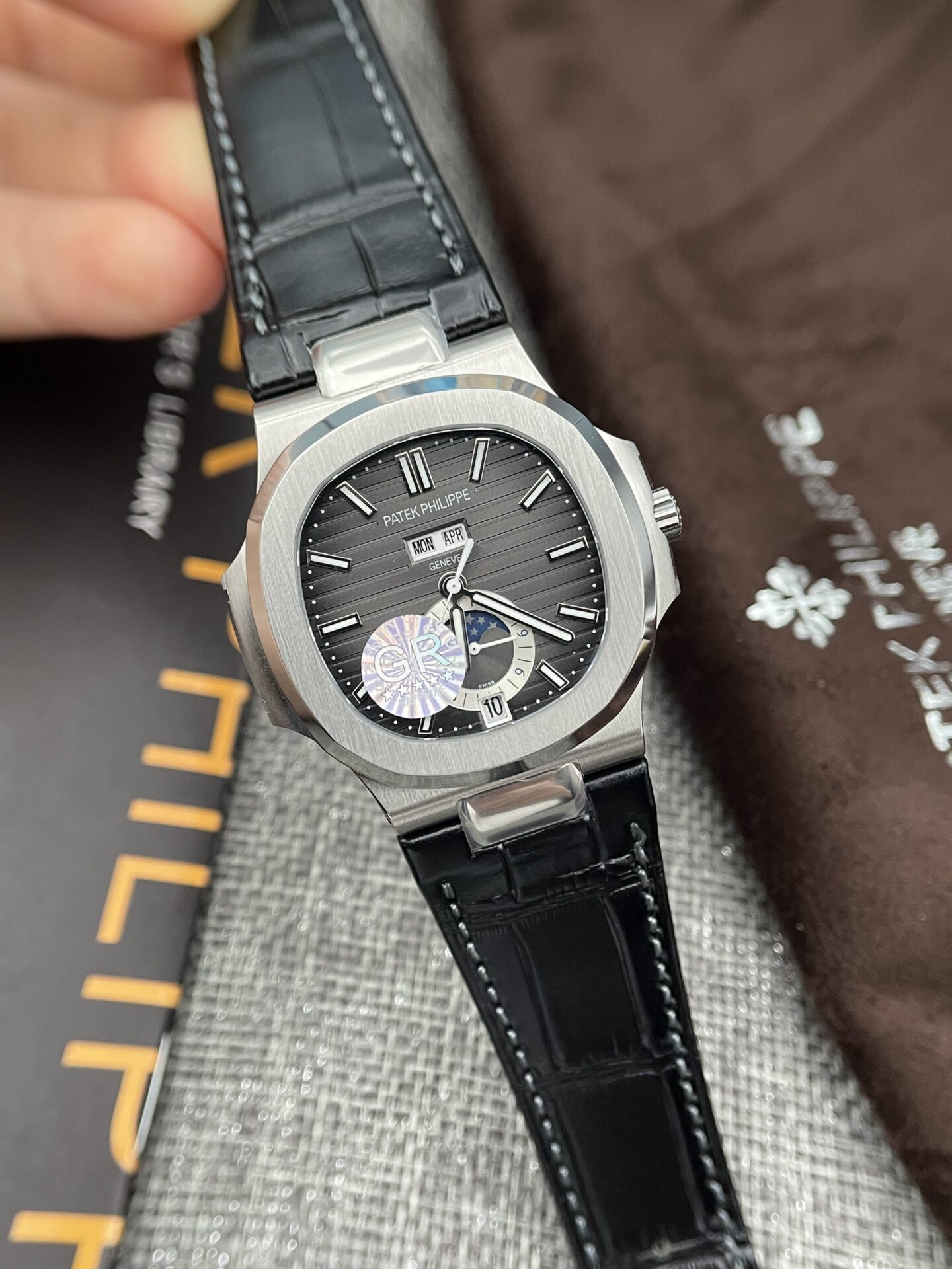 Patek Philippe Nautilus 5726 Replica Watch Gray Dial GRF 40.5mm - Soul Replicas