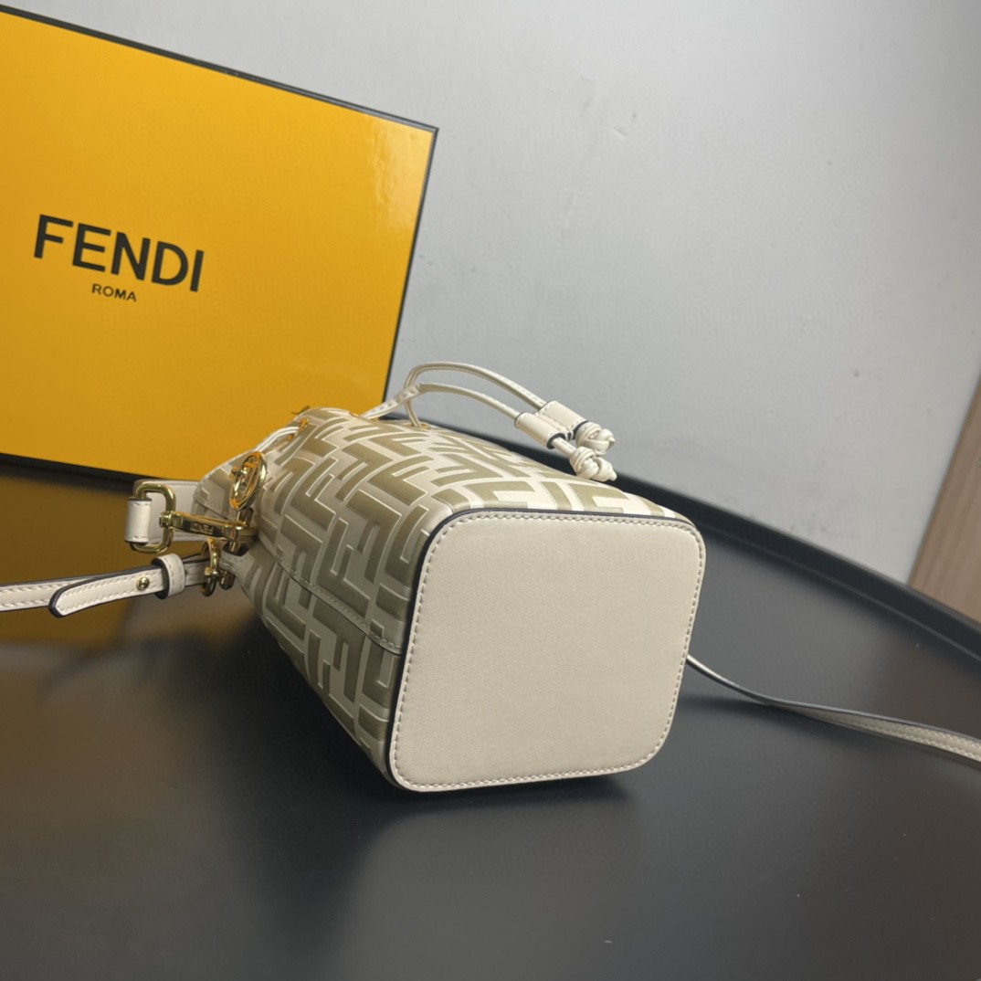 Fendi Mon Tresor Beige Mini Bag For Woman 18cm/7in 8BS010A659F174X - Soul Replicas
