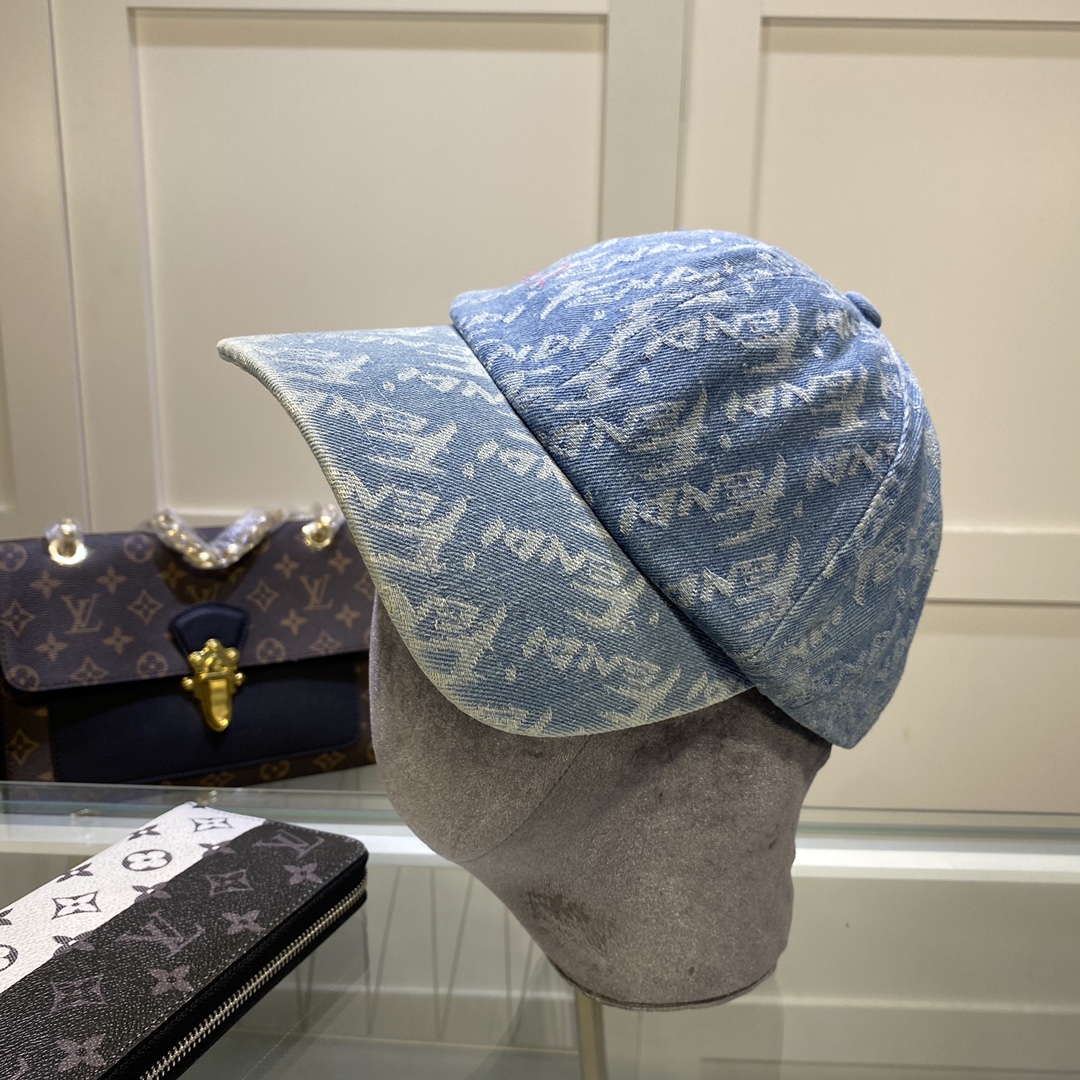 Fendi Baseball Cap Blue Fendi Cap - Soul Replicas