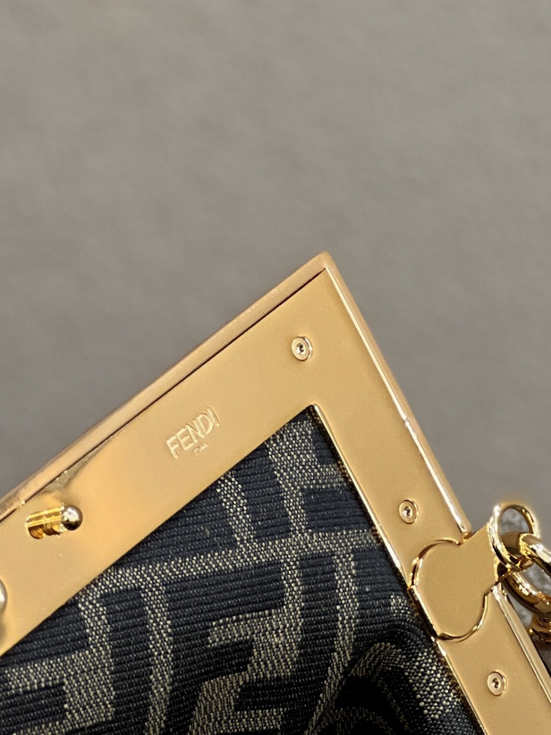 Fendi First Small Gray Bag For Woman 26cm/10in - Soul Replicas