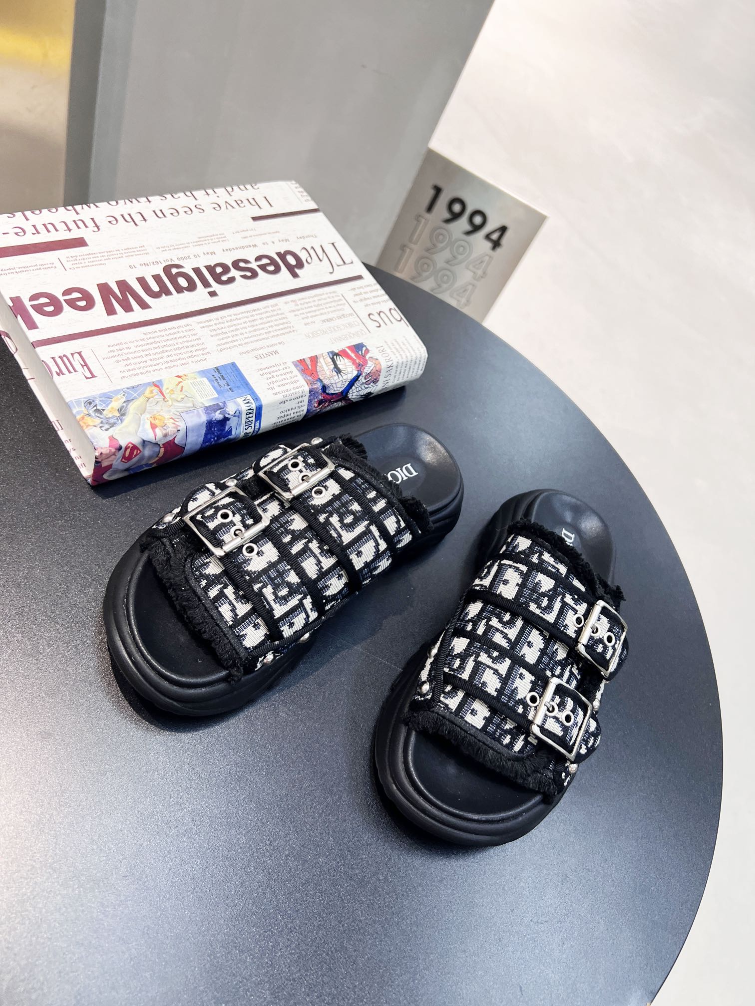 Christian Dior Women's D-Wander Slide Black For Women CD - Soul Replicas