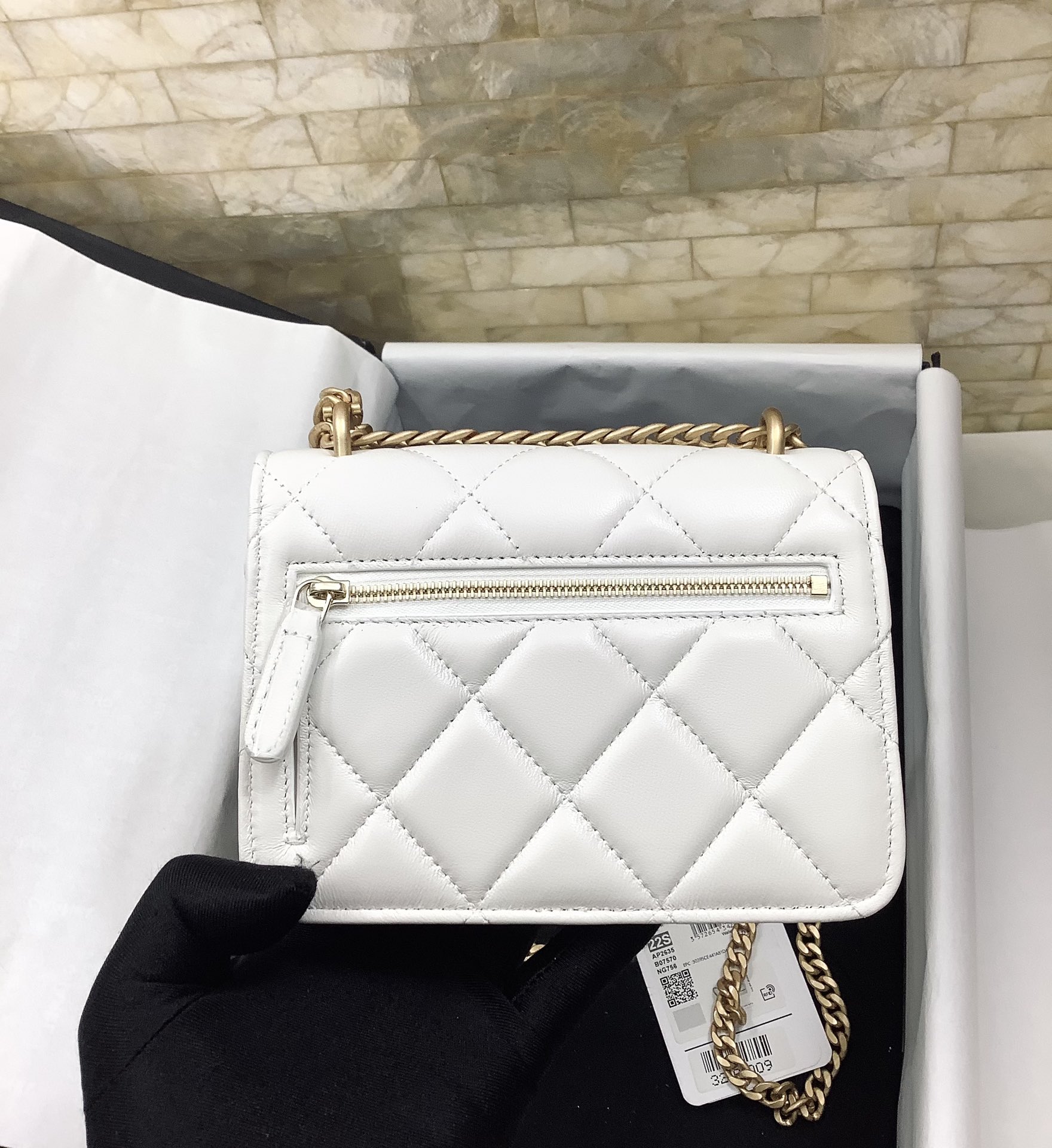 ChanelSpring And Summer 22C White For Women. Women-s Bags 6.1in/15.5cm - Soul Replicas