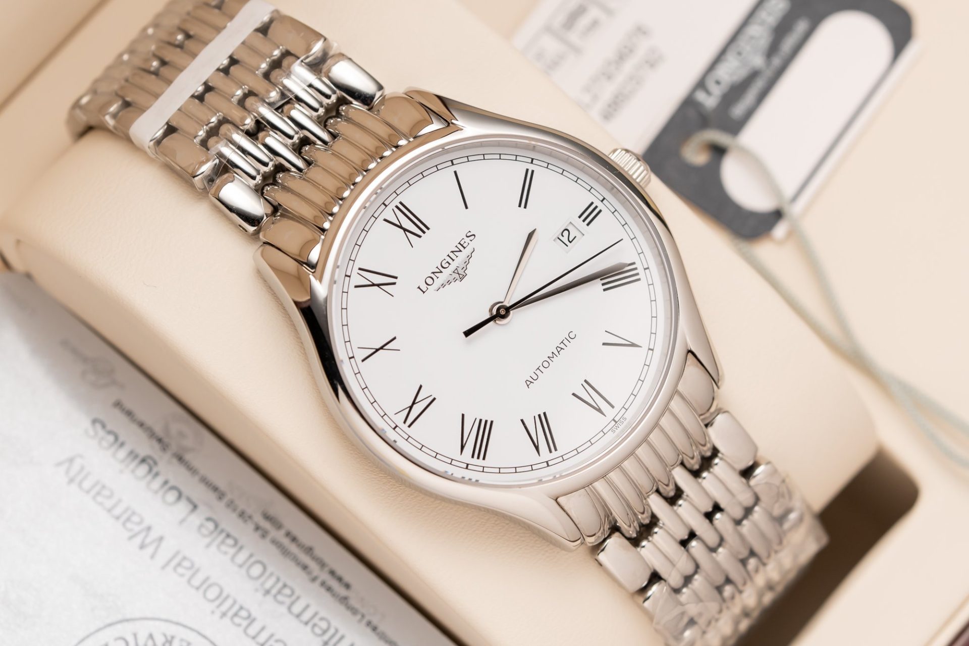 Longines Best Replica Watch Lyre Replica Cao Cấp L4.961.4.11.6 Dial White 40mm - Soul Replicas