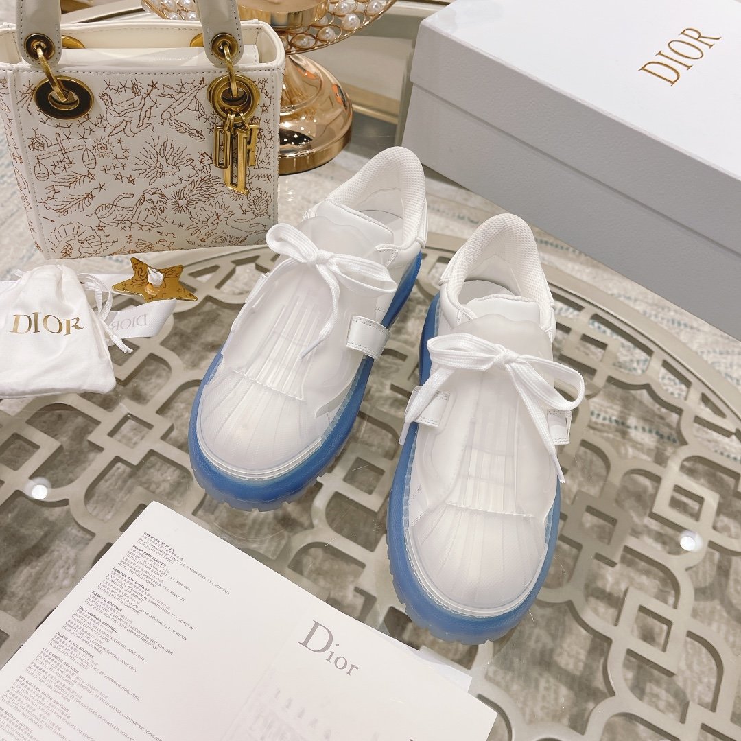 Christian Dior-ID Sneaker Rubber White For Women CD - Soul Replicas