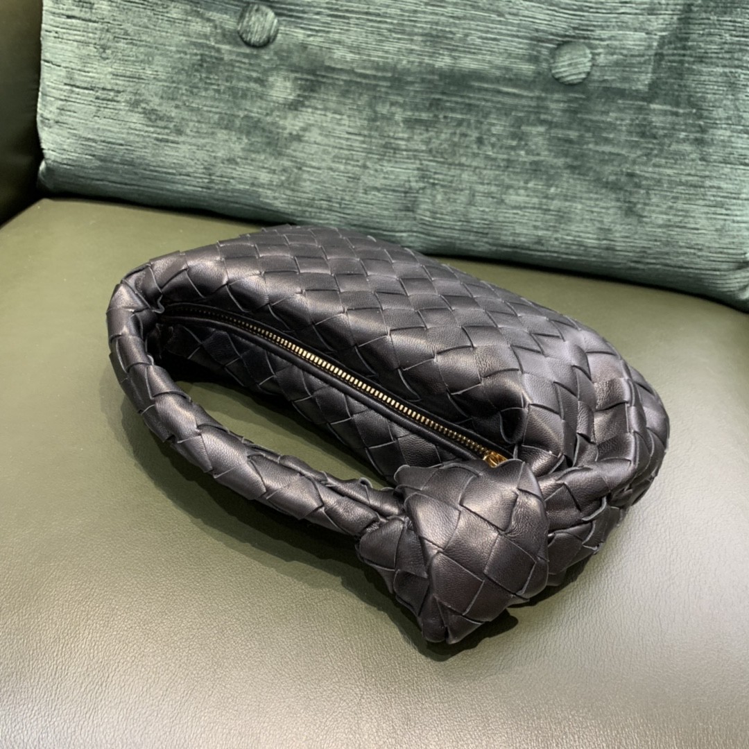 Bottega Veneta Mini Jodie Bag For Women 11in/28cm In Black 651876VCPP58803 - Soul Replicas