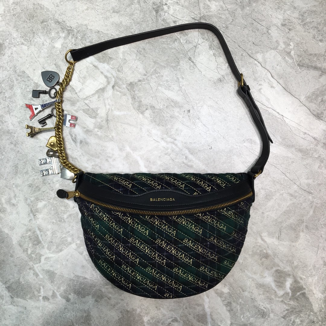 Balenciaga Souvenir XXS Belt Bag In Black. For Women. Women-s Bags 11.8in/30cm - Soul Replicas