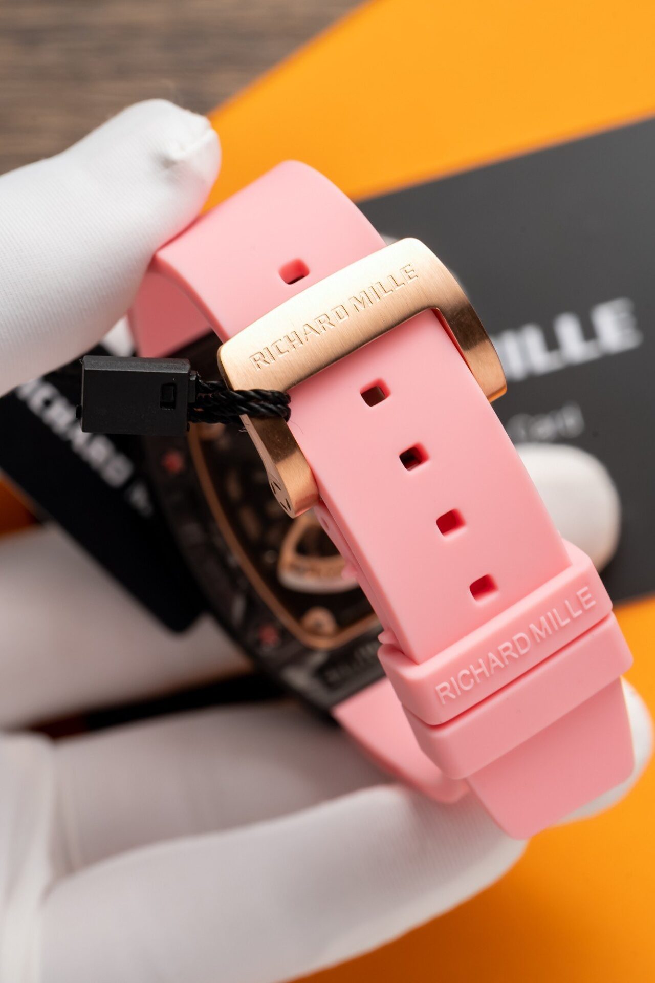 Richard Mille RM07-01 Replica Watch Carbon With Stone 36mm - Soul Replicas