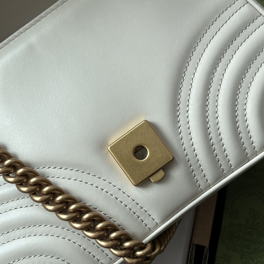 Gucci Marmont Mini Top Handle Bag White For Women. Women-s Bags 8.3in/21cm Gucci ‎547260 DTDIT 9022 - Soul Replicas