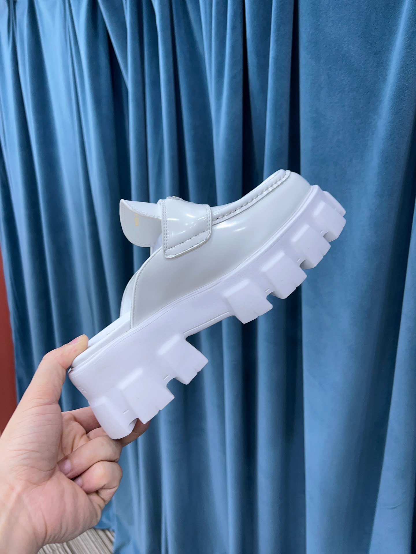 Prada Chocolate Brushed Mules White For Women 2.4in/60mm Prada - Soul Replicas