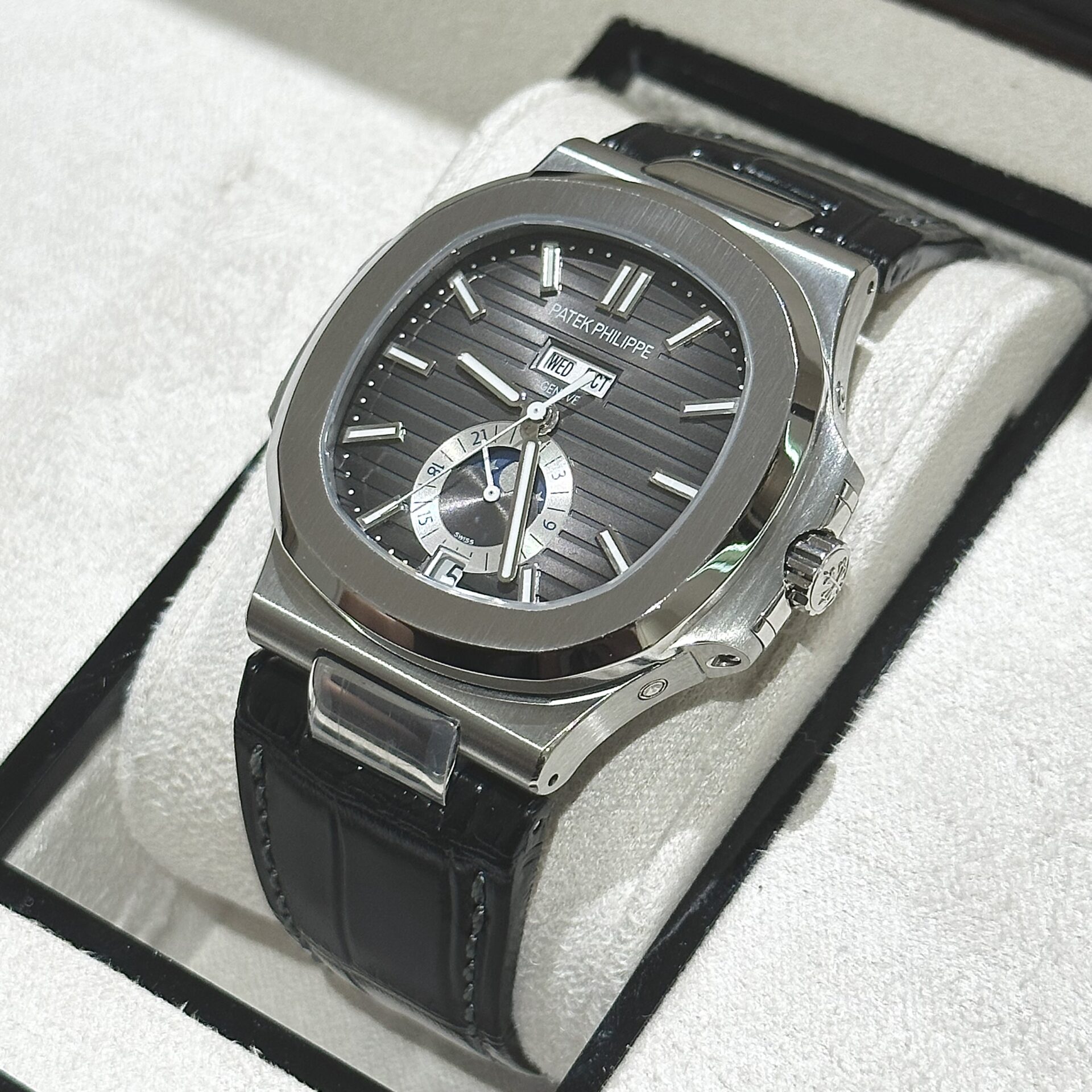 Patek Philippe Replica Watch Nautilus 5726G Gray Dial PPF Factory 40.5mm - Soul Replicas