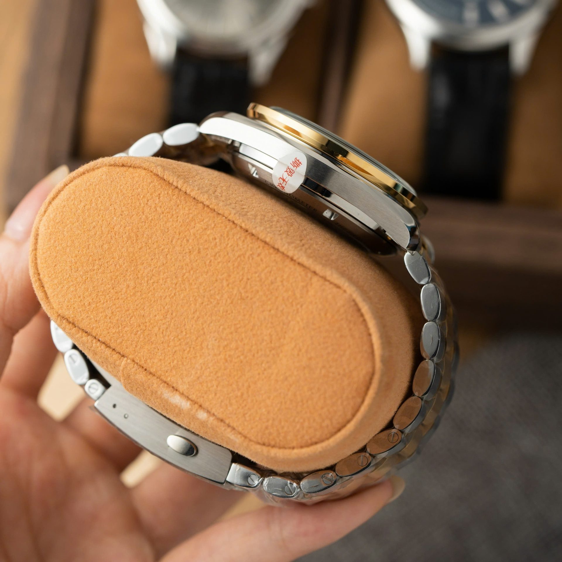 Omega SpeedMaster MoonWatch Chronogarph Demi Gold Replica Watch 42mm - Soul Replicas