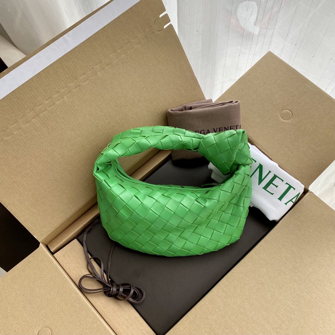 Bottega Veneta Mini Jodie Green. For Women. Women's Bags 11in/28cm 651876VCPP53722 - Soul Replicas