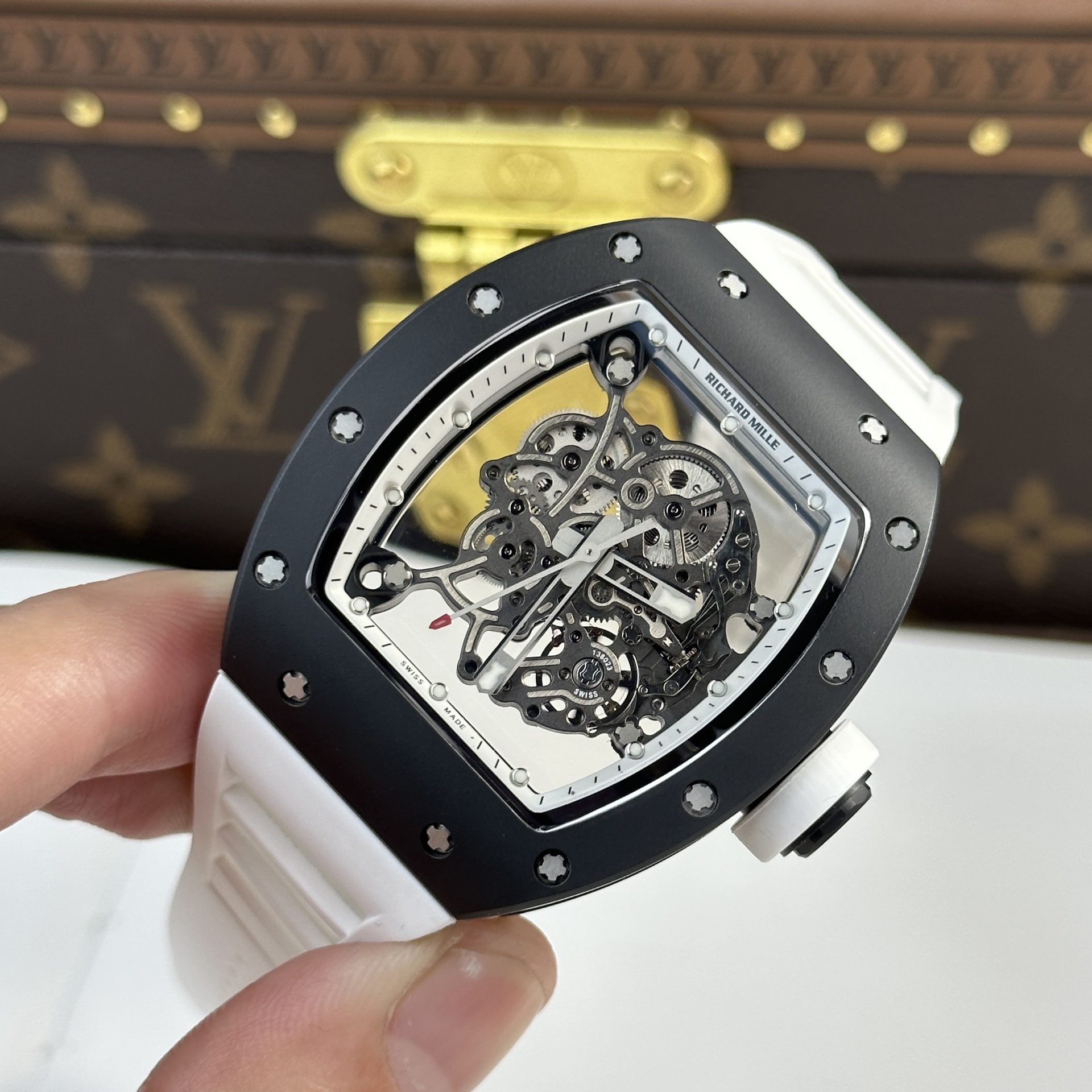 Richard Mille Replica Watch RM055 Bubba Watson Black Ceramic BBR Factory 45mm - Soul Replicas