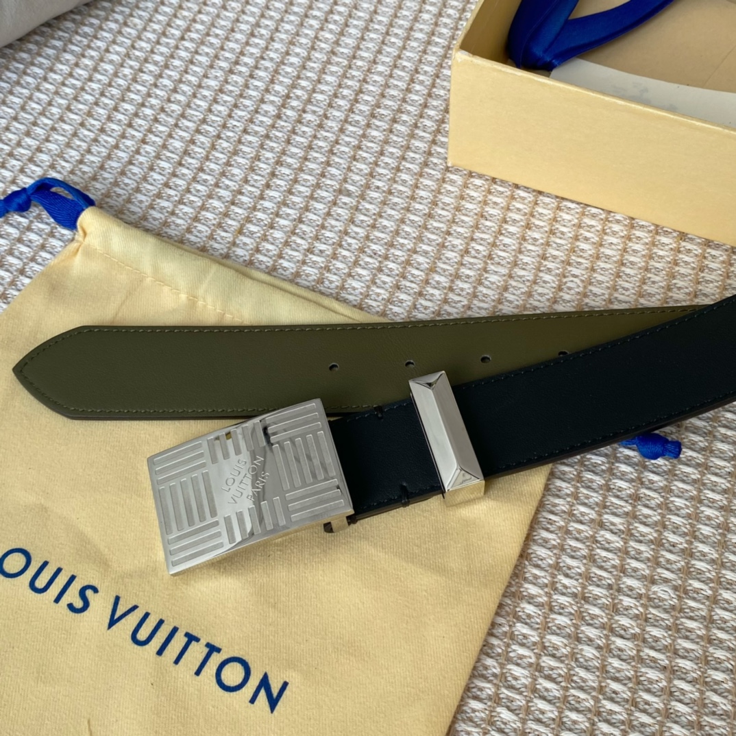 Louis Vuitton Metropole LV Belt Black LV Women Belt - Soul Replicas