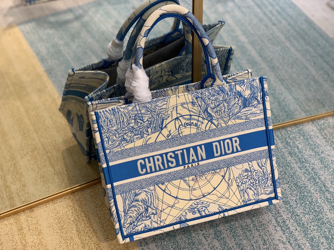 Christian Dior Medium Dior Book Tote Bag By Maria Grazia Chiuri For Women 14in/36cm CD - Soul Replicas
