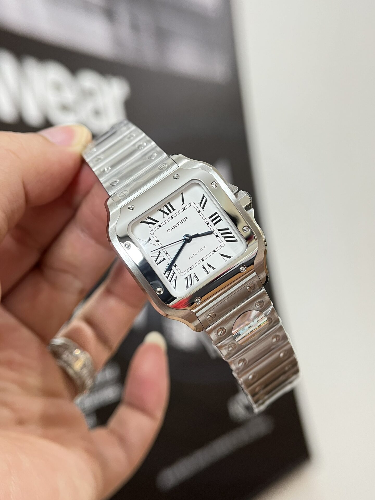 Cartier Santos WSSA0029 Replica 1:1 Watch BV Factory 35mm - Soul Replicas