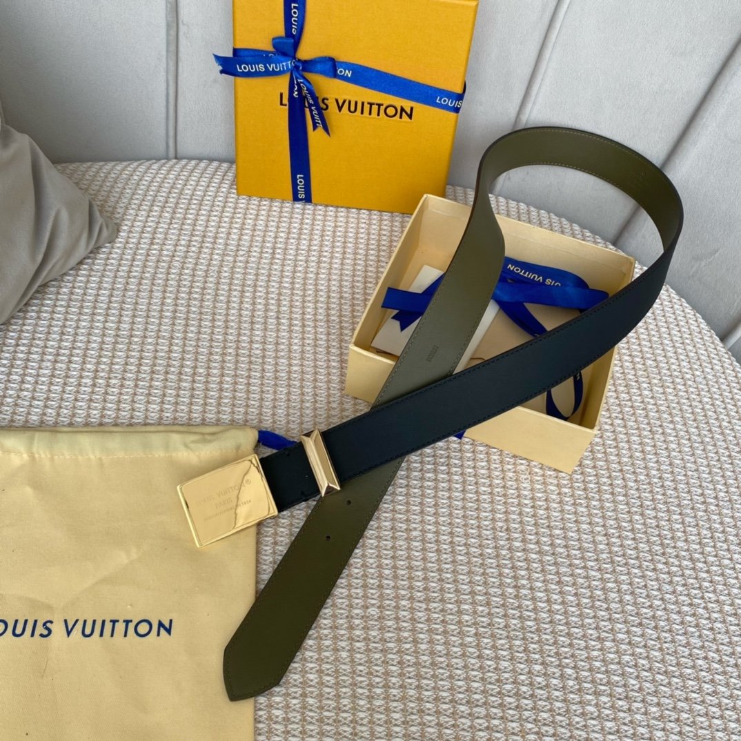 Louis Vuitton Metropole LV Belt Black LV Women Belt - Soul Replicas