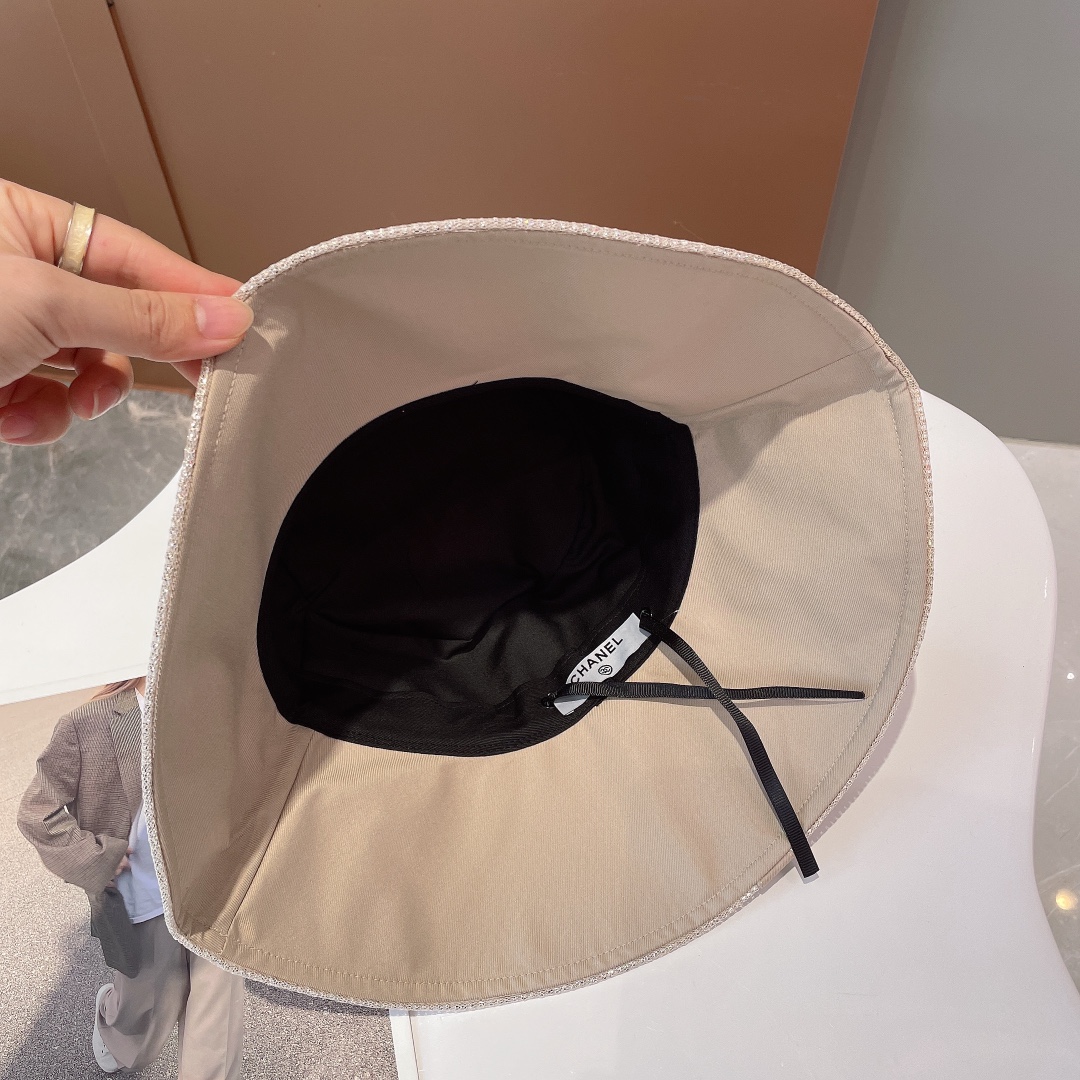 Chanel Cloche Hat Cream Chanel Hat - Soul Replicas