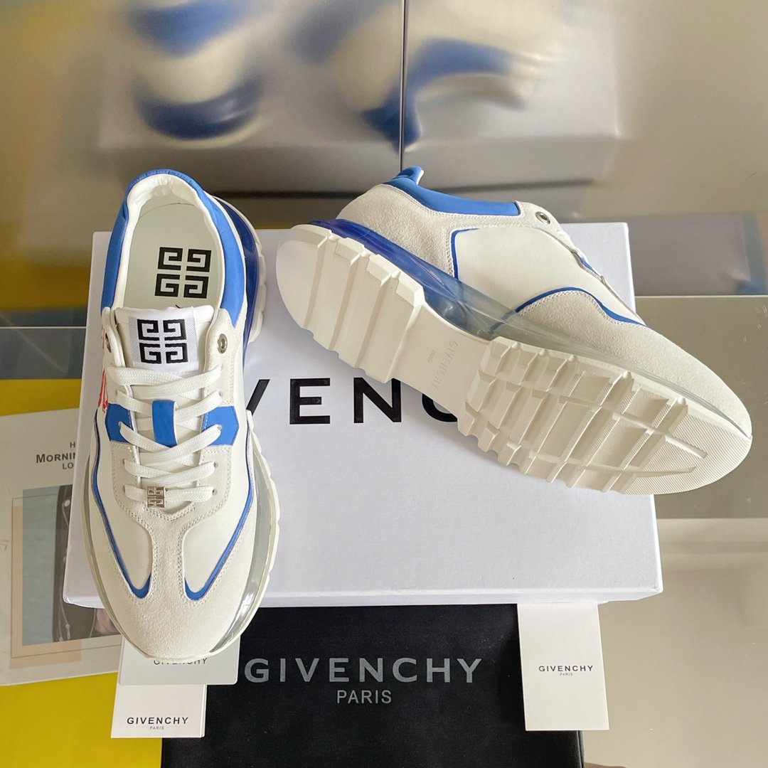 Givenchy Air Cushion Sneakers Blue For Men GVC - Soul Replicas