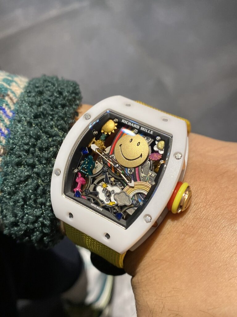 Richard Mille Fake Watch RM88 Smiley White Ceramic 42mm - Soul Replicas