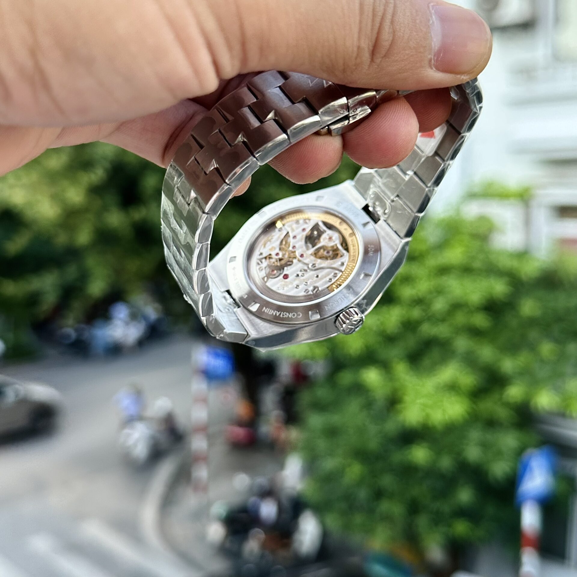 Vacheron Constantin Overseas 6000V Tourbillon Replica Watch Blue Dial 42.5mm - Soul Replicas