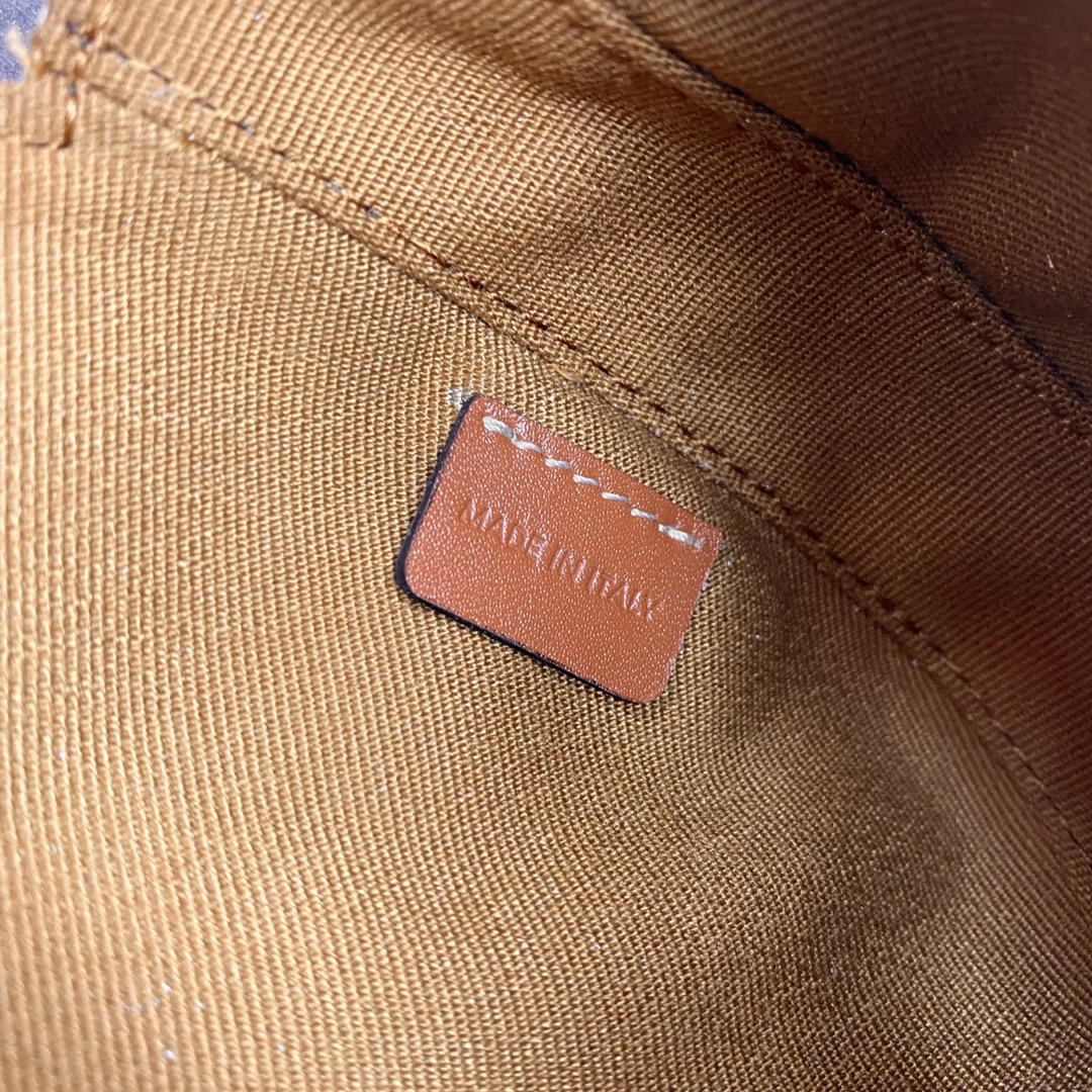 Celine Mini Triangle In Triomphe Canvas With Celine Print White For Women 8in/21cm  - Soul Replicas