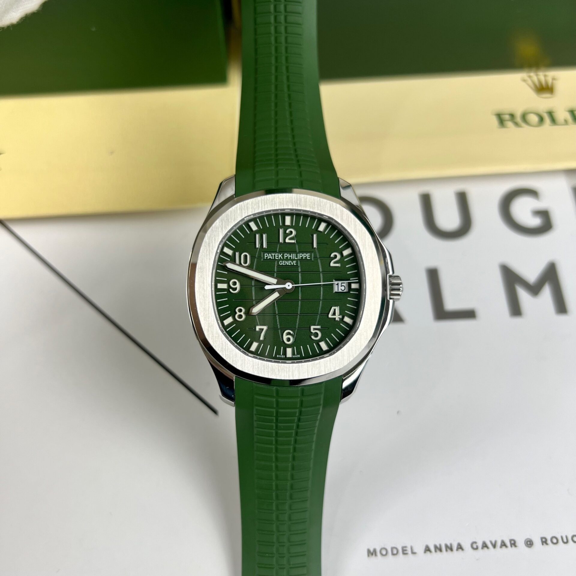 Patek Philippe Aquanaut 5168G Replica 1:1 Watch Green 42.2mm - Soul Replicas