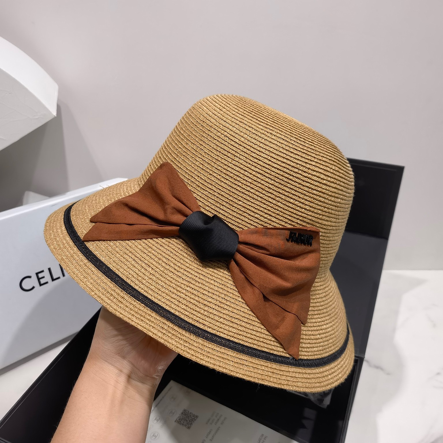 Celine Bucket Summer Hat Brown Celine Hat - Soul Replicas