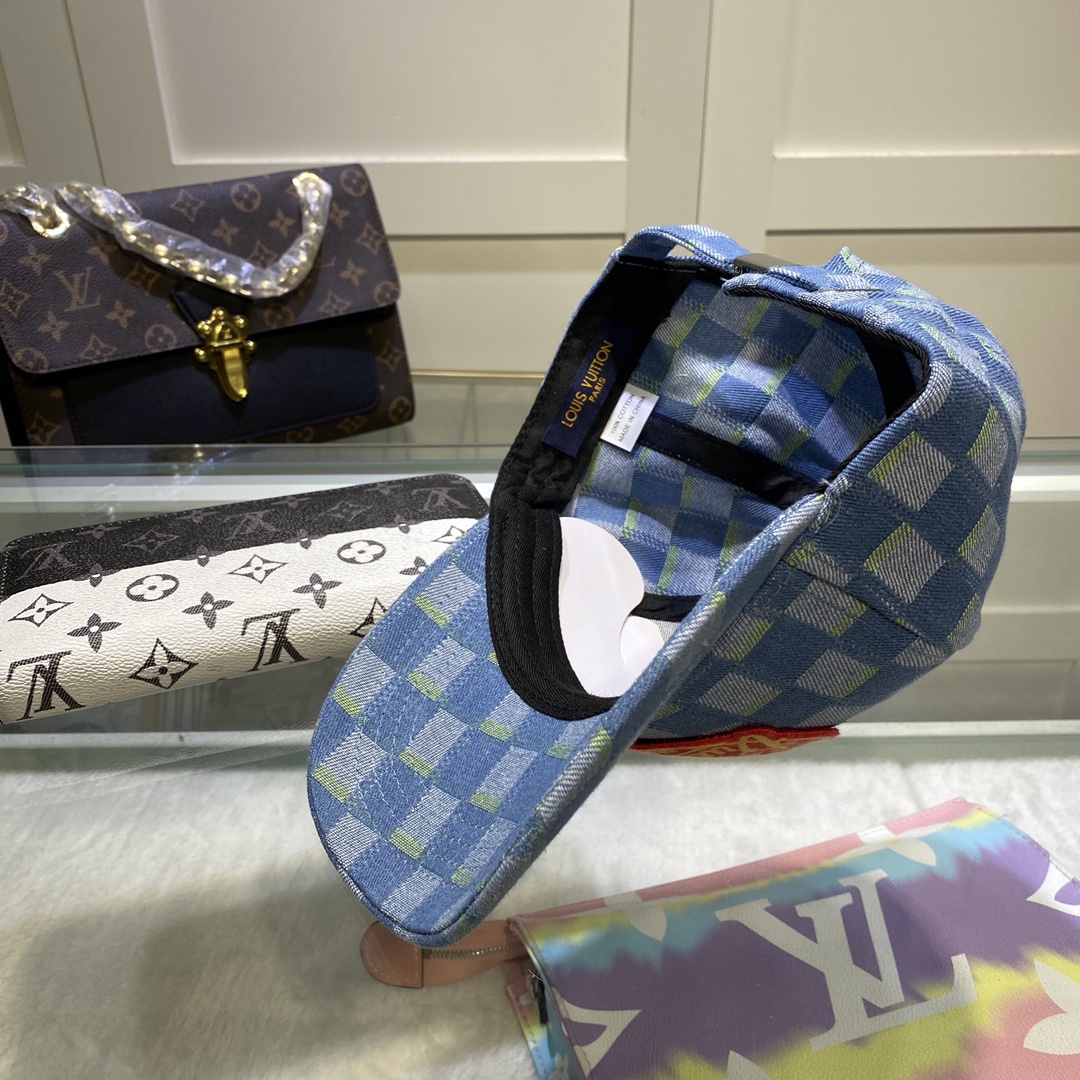 Louis Vuitton Be My Cap In Blue - Soul Replicas